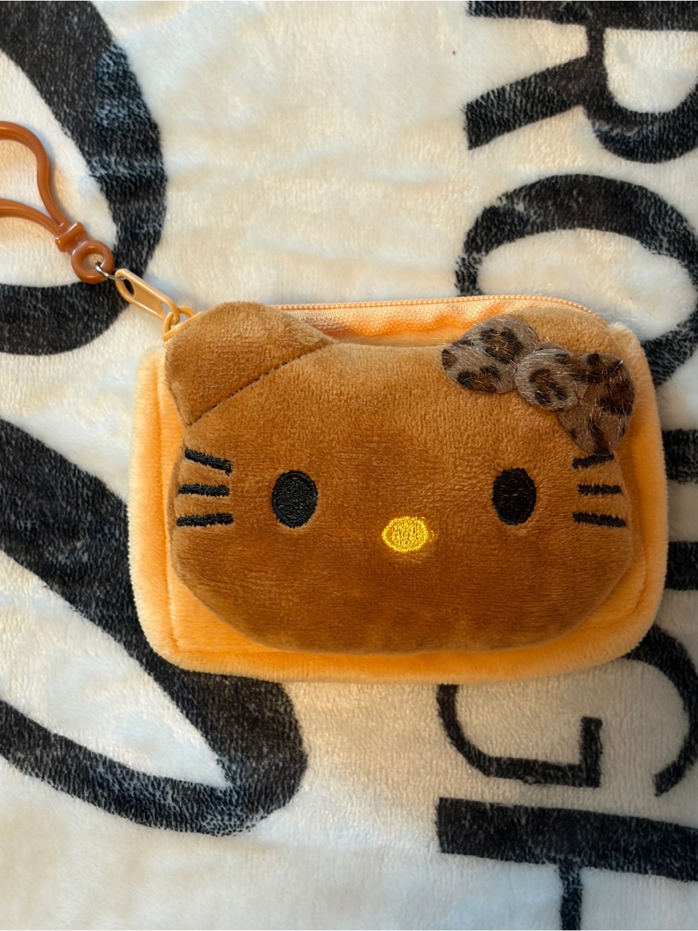 Hello Kitty Brown Coin Pouch